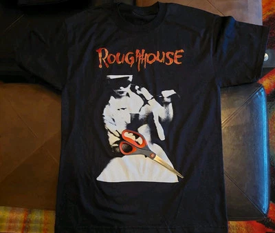 Roughhouse Shirt Sm/md Glam Hard Rock Hair Metal Kix Ratt Mint Teeze  - Image 1 of 2