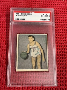 1951 Berk Ross - #1-11 BOB COUSY - PSA 6 - Picture 1 of 2
