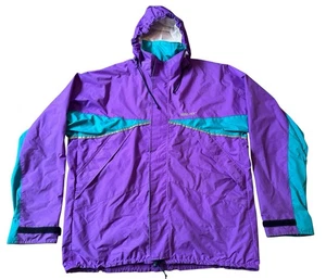 Gore-Tex Fabrics Vintage 90’s Waterproof Jacket Coat Retro Rare Jacket Size UK L - Picture 1 of 10