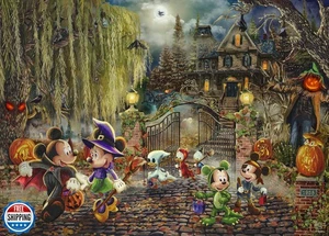 Ceaco - Thomas Kinkade - Disney - Mickey y Minnie Halloween Diversión - 1000 Piezas - Imagen 1 de 5