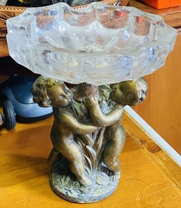 ANTIQUE VINTAGE Cast Bronze Brass Hotel Bath House Fountain Top Finial - Picture 1 of 5