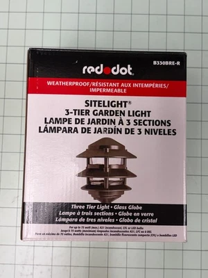 Red Dot 75-Watt Line Voltage Bronze 3-Tier Outdoor Weatherproof Landscape Light - Image 1 of 4