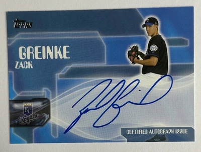 Topps Serie 1 2005 Zack Greinke automático #TA-ZG Foto 1 de 4