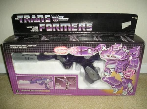 RARE 1984 ORIGINAL VINTAGE TRANSFORMERS G1 DECEPTICON SHOCKWAVE MIB BOX COMPLETE - Picture 1 of 20