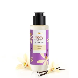 Plum Vanilla Vibes Body Oil 100ml – 9 Nourishing Oils, Hydrates & Glows, Vegan - Picture 1 of 17