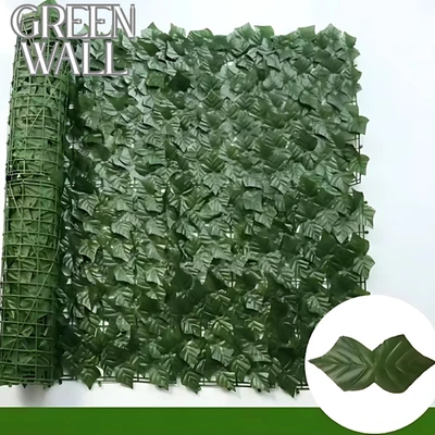 Siepe, Edera Artificiale, 300x50cm, Recinzione,Schermo Privacy, Giardino Balcone - Immagine 1 di 4