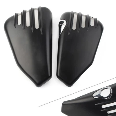 1Pair Battery Side Cover For Harley Sportster 1200 Forty Eight XL1200X Iron 883 - Image 1 of 4