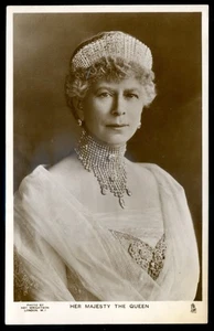 British Royalty 1910er Queen Mary. Echtfoto Postkarte von Tuck - Bild 1 von 2