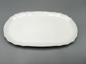 Taschetta ovale bianca Hutschenreuther Dresda 15 x 24,5 cm - Foto 1 di 6