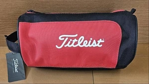 Titleist Golf Round Ball Case Pouch Bag TA23NGVPK Red US Duty Free / INTL Offer - Picture 1 of 17
