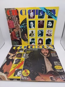 Lot 6 Circus Magazines 1970–1974 Jim Morrison Alice Cooper Santana Grand Funk - Imagen 1 de 16
