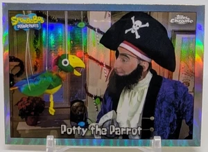 🔥2025 Topps Cromo Bob Esponja #5 Potty the Parrot 25 Aniversario Refractor🔥 - Imagen 1 de 3