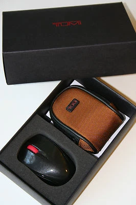 TUMI Travel Mini Wireless Laser Mouse USB Nano Receiver Org $89 W/Pouch &Battery - Image 1 of 3