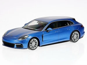 Porsche Panamera Sport Turismo 4S Diesel blue diecast modelcar Minichamps 1:43 - Picture 1 of 4
