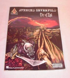 HAL LEONARD GUITAR TAB SONG BOOK AVENGED SEVENFOLD CITY OF EVIL - Picture 1 of 1
