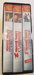 VHS BOX Lethal Weapon 1 + 2 + 3 VIDEOKASSETTE Sammeledition - Mel Gibson WB Top - Bild 1 von 2