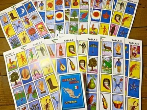 LOTERÍA Mexicana Clásica Tarjetas de Bingo Juego de Lotería 10 Jugadores 10 Tableros 54 Tarjetas - Imagen 1 de 10