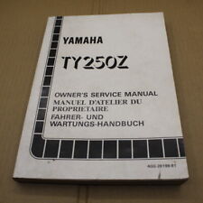 MANUEL REVUE TECHNIQUE D ATELIER YAMAHA TY 250 Z 1993 1994 SERVICE MANUAL TY250