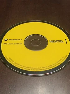 CD manuale utente MOTOROLA Nextel i870 - Foto 1 di 1