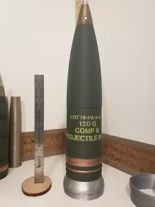 Réplica de carcasa redonda de tanque M356 HE-T 120 mm impresa en 3D - utilería - Imagen 1 de 23