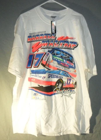 Vintage 1998 NASCAR Darrell Waltrip #17 Hechinger Speedblock T-Shirt XXL~ NWTags Cover
