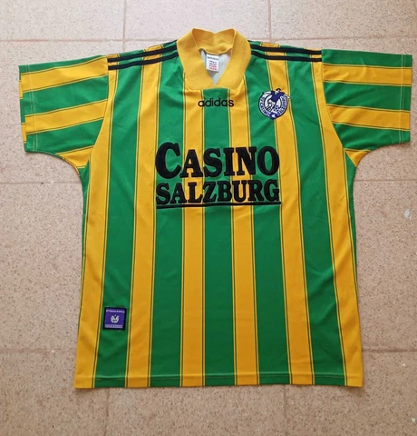 1996-1997 CASINO SALZBURG ADIDAS AWAY FOOTBALL SHIRT good conditoin  (SIZE XL) Cover
