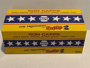 2023 RON CAPPS NAPA SNAKE 2 HOT WHEELS TOYOTA SUPRA 1:24 NHRA FUNNY CAR SEALED - Picture 1 of 5