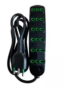 Ciabatta multipresa 6 Bipasso 10/16A cavo 1,5 mt 3500W spina 16A - Foto 1 di 4