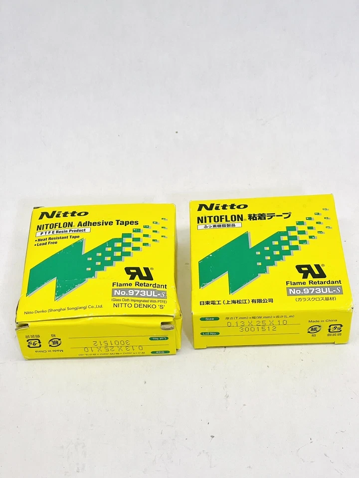 2 PK CINTA ADHESIVA NITTO NITOFLON 973UL-S 0,13X25X10 Foto 1 de 1