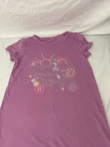 Girl’s SO "Grow Your Dreams" Sloth Curved Hem Nightgown Size 10 - Picture 1 of 4