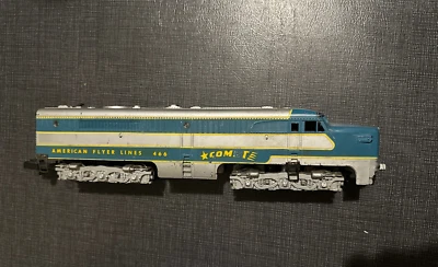 American Flyer Post War Blue Comet P.A. Diesel Engine Numbered #466 - Image 1 of 4