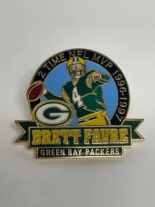Green Bay Packers Player Hat Pin #4 Brett Favre NFL 2 Time MVP 1996 1997 QB - Picture 1 of 2