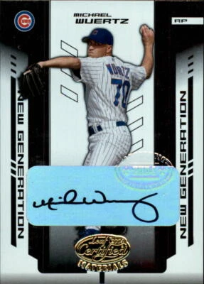 2004 Leaf Certified Materials #282 Michael Wuertz NG AU RC /500 - NM-MT - Image 1 of 2