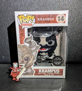 Funko POP Krampus #15 Flocked Exclusive + Case Neu OVP Vinyl Figur MIB RAR - Picture 1 of 8