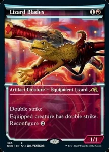 MTG LIZARD BLADES 385 FOIL EXC - LAME DI LUCERTOLA - NEO X EN - MAGIC - Picture 1 of 1