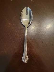 Oneida Stainless Bittersweet / Repose Oval Soup Spoon Floral Rogers - Picture 1 of 5