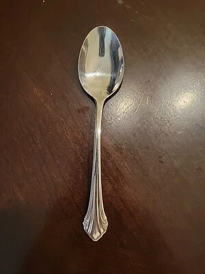 Oneida Stainless Bittersweet / Repose Oval Soup Spoon Floral Rogers  - Image 1 of 4