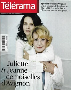 Telerama No 3207 02/07/2011 J.Moreau & J.Binoche/Fukushima/Festival Avignon - Picture 1 of 1