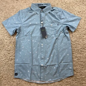 William Murray Men’s Sm Ode To Carl Short Sleeve Performance Button Down Golf - Picture 1 of 6