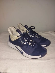 Nike Paul George PG3 Sz 7.5 Men's Basketball Navy Blue Shoes CN9512-002 - Picture 1 of 11