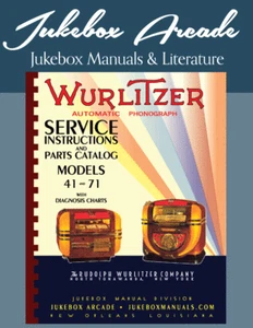 NEW! Wurlitzer Models 41 and 71 Service Manual & Parts Catalog & Troubleshooting - Picture 1 of 1
