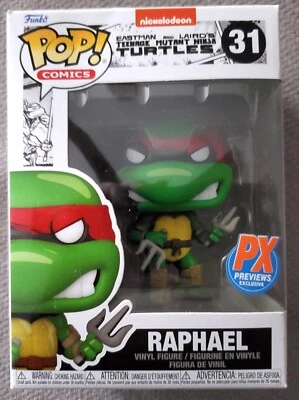 Funko Pop! * RAPHAEL * TORTUGAS NINJA MUTANTES ADOLESCENTES # 31 ~ Figura Vinilo ~ Nuevo Foto 1 de 2