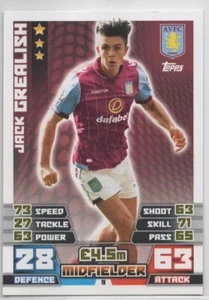 Jack Grealish Rookie Card 2014/15 Topps Match Attax Extra - Aston Villa - Picture 1 of 1