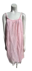 Vintage 60er Jahre Damen Nylon Dessous Nachthemd Babypuppe rosa zarte Spitze Größe M - Bild 1 von 9
