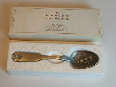 The Franklin Mint The American Colonies Pewter Spoon Connecticut - Image 1 of 4