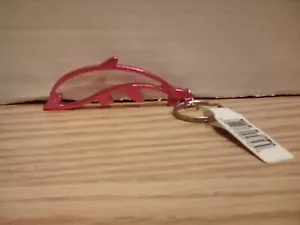 Purple Metal Dolphin Keychain - Picture 1 of 4