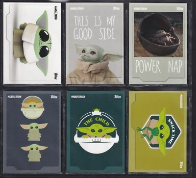 Topps The Mandalorian 2020 - The Child - Complete Sticker Set Of 15 - Image 1 of 3