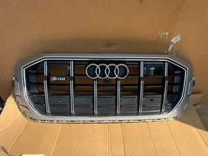 2020-2023 Audi Q8 SQ8 Front Grille Gray Chrome Back Plate OEM 4M8-853-651-AK - Picture 1 of 21