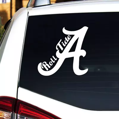 Alabama Roll Tide-Decal/Sticker-6 SIZES-SEC-Laptop-Wall-Football-Cornhole-2 - Image 1 of 3