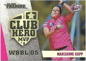 2020 / 21 CA Cricket Traders Club Heroes (CH14) Marizanne KAPP Sixers - Picture 1 of 1